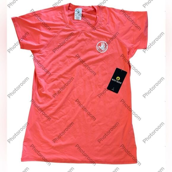 Body Glove Smoothies In Motion Solid Short Sleeve Rashguard, Sunset, XL, NWT - Picture 3 of 7